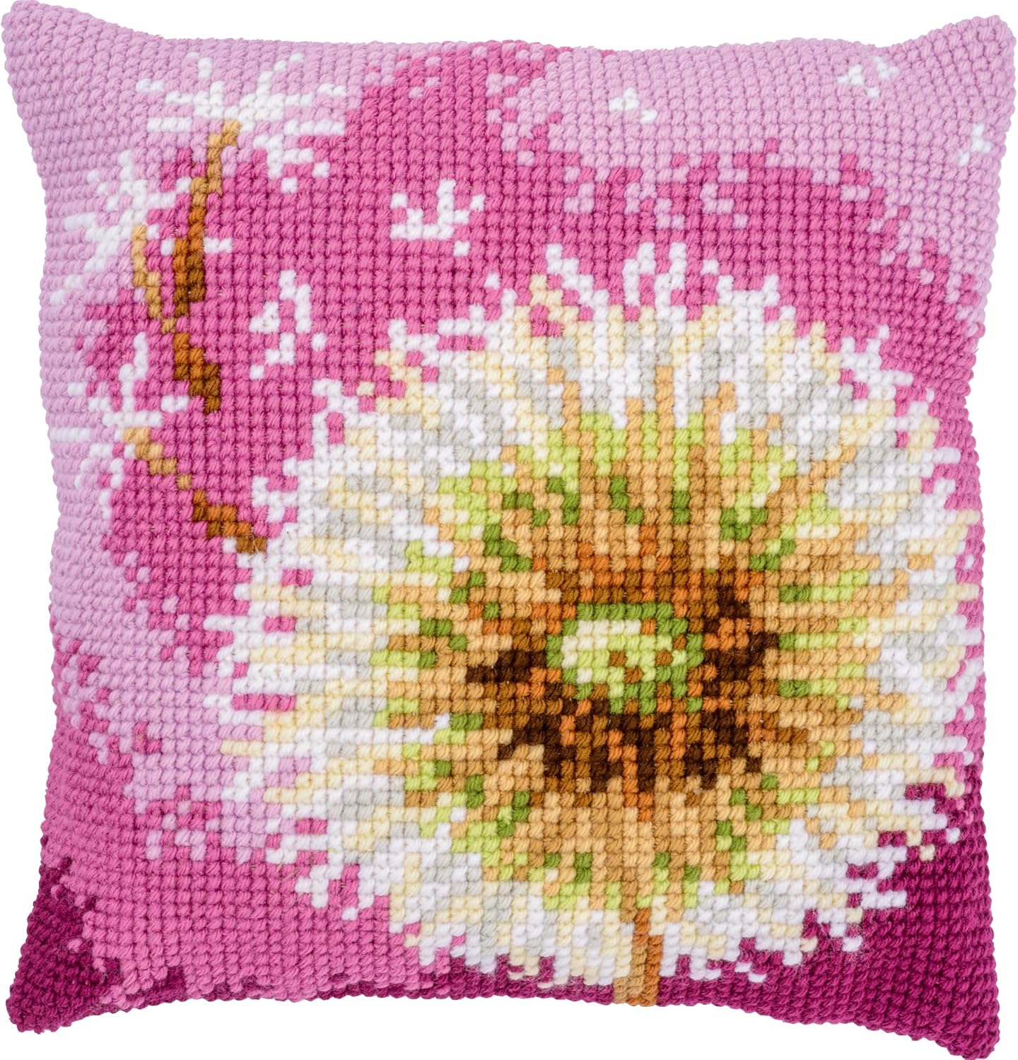 Dandelion Clock Printed Chunky Cross Stitch kit 40x40cm