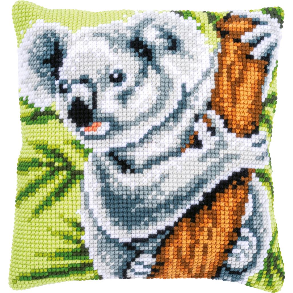 Koala Chunky Cross Stitch Cushion Front Kit