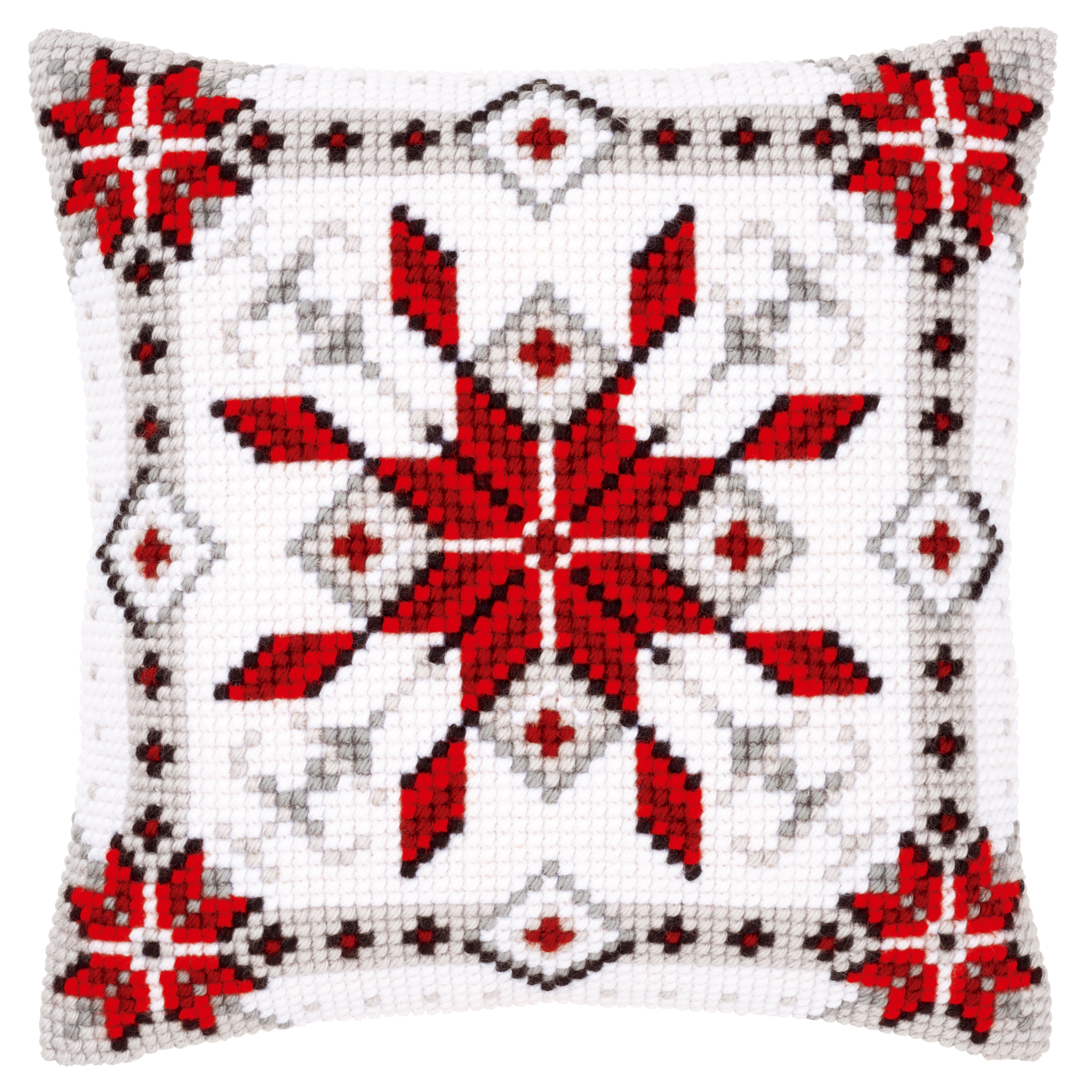 Snow Crystal I Design Chunky Cross Stitch Kit 40x40cm