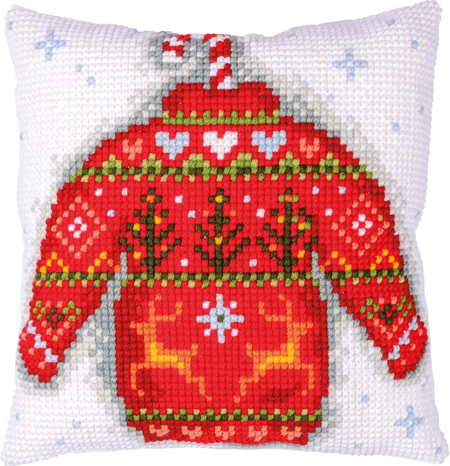 Christmas Jumper   Chunky Cross Stitch Cushion Front Kit