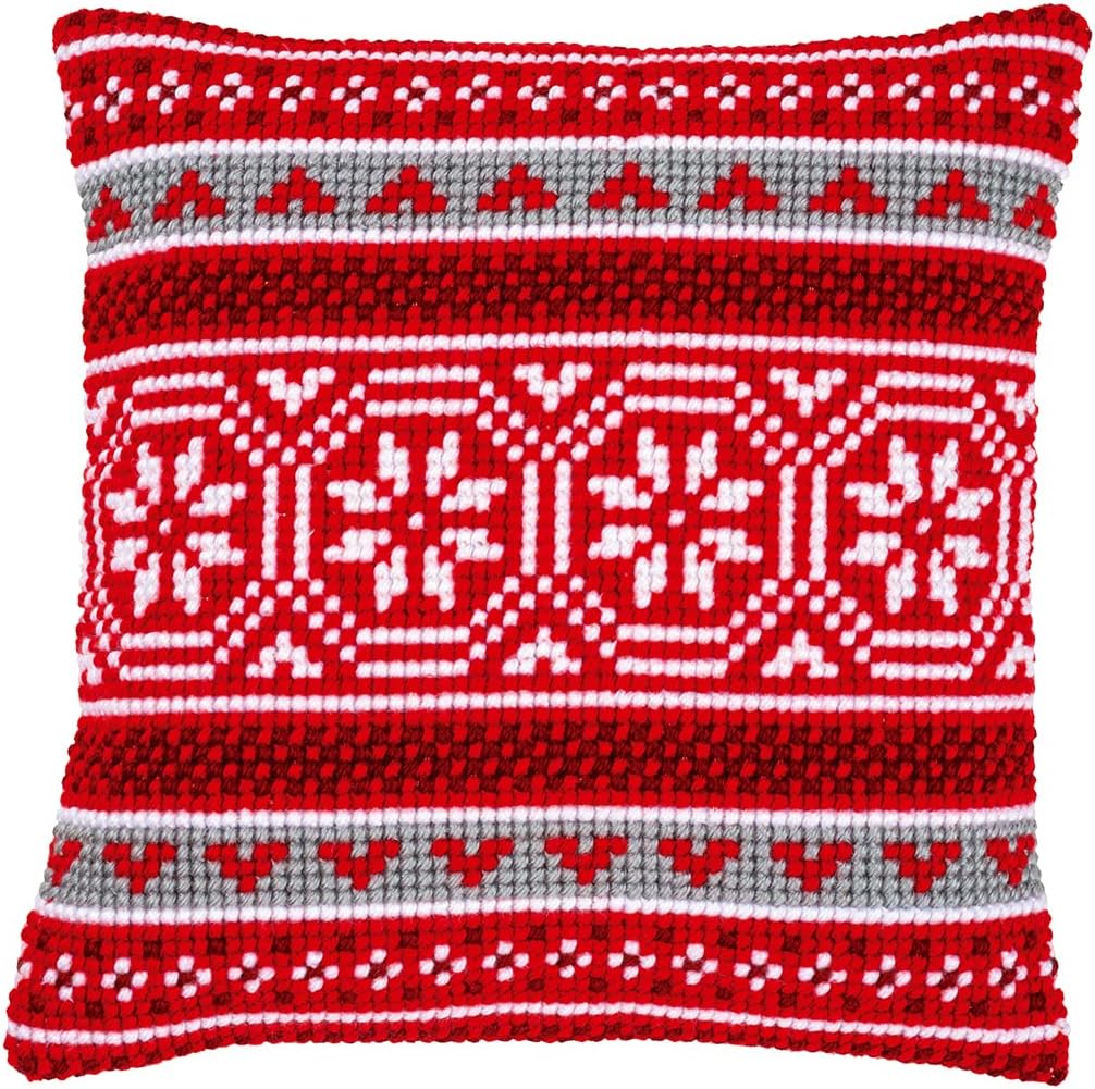 Xmas Crystal Design Chunky Cross Stitch Kit 40x40cm