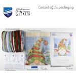 Chunky Cross Stitch Cushion Front Kit - New Gnome 40x40cm