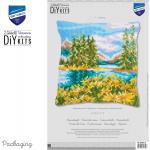 Landscape Printed  Chunky Cross Stitch Kit by Vervaco