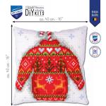 Christmas Jumper   Chunky Cross Stitch Cushion Front Kit