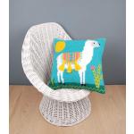 Llama Printed Chunky Cross Stitch Cushion Front Kit