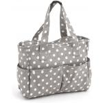 Grey Polka Dot PVC Craft Bag