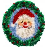 MCG Textiles Latch Hook Kit - Santa Face 13x13"