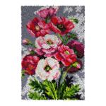 Flower Spray Latch Hook Rug Making Kit. Orchidea, 50x74cm
