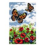 Butterfly Meadow Latch Hook Rug Making Kit. Orchidea, 50x74cm Pr