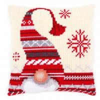 Christmas Elf ~ Chunky Cross Stitch Cushion Front Kit