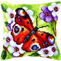 Butterfly Chunky Cross Stitch Cushion Front Kit