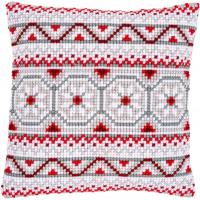 Norwegian Motif Vervaco Chunky Cross Stitch Cushion Front Kit