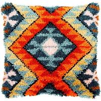 Boho Ethnic Latch Hook cushion Front kit
