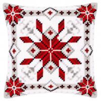 Snow Crystal I Design Chunky Cross Stitch Kit 40x40cm