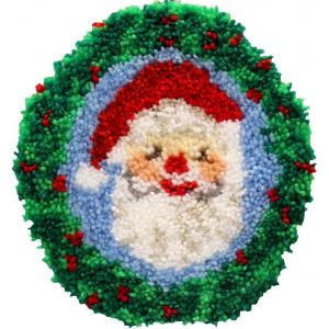 MCG Textiles Latch Hook Kit - Santa Face 13x13"