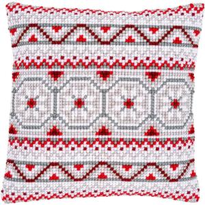 Norwegian Motif Vervaco Chunky Cross Stitch Cushion Front Kit