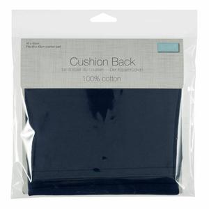 NAVY Cushion back with zipper cushion backer Use with a 40x40cm