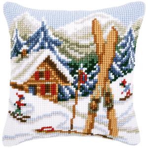 Snow Fun ~ Chunky Cross Stitch Cushion Front Kit