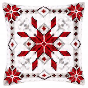 Snow Crystal I Design Chunky Cross Stitch Kit 40x40cm