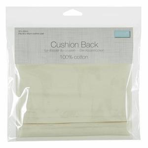 CREAM Cushion back with zipper cushion backer Use with a 40x40cm