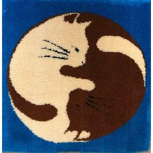 Ying & Yang Cats 92x92cm