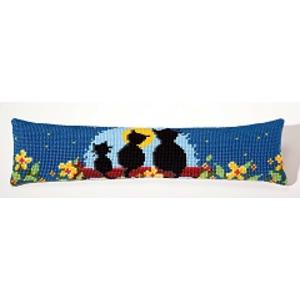 Draught Excluder Kit Moonlight Cat Family